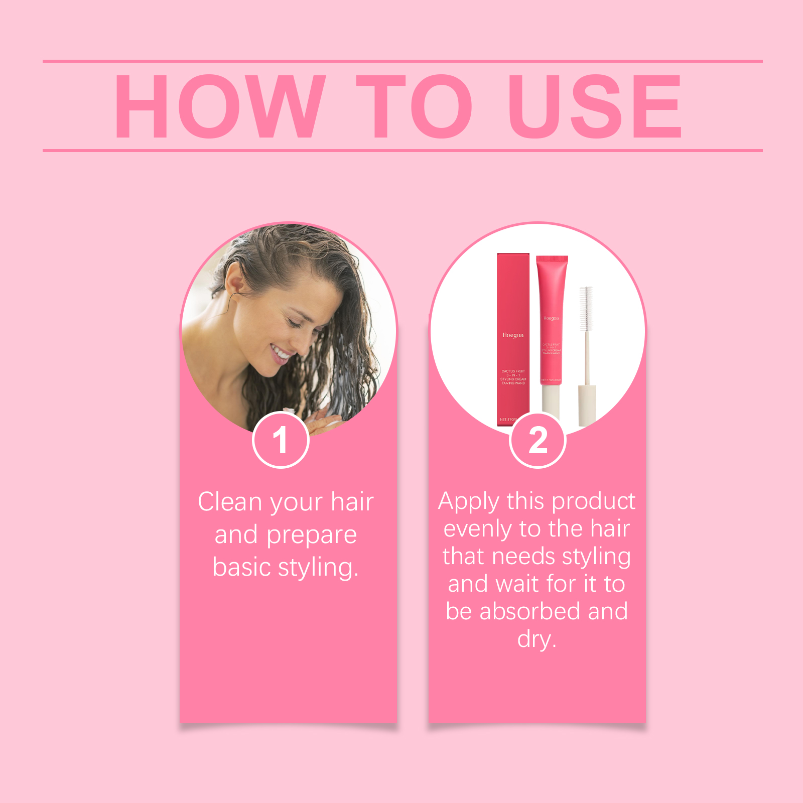 Hair Styling Cream Improves Frizz Softens and Prevents Split Hair Volume Lift Styling Cream Long Lasting Control Frizz Hair Care