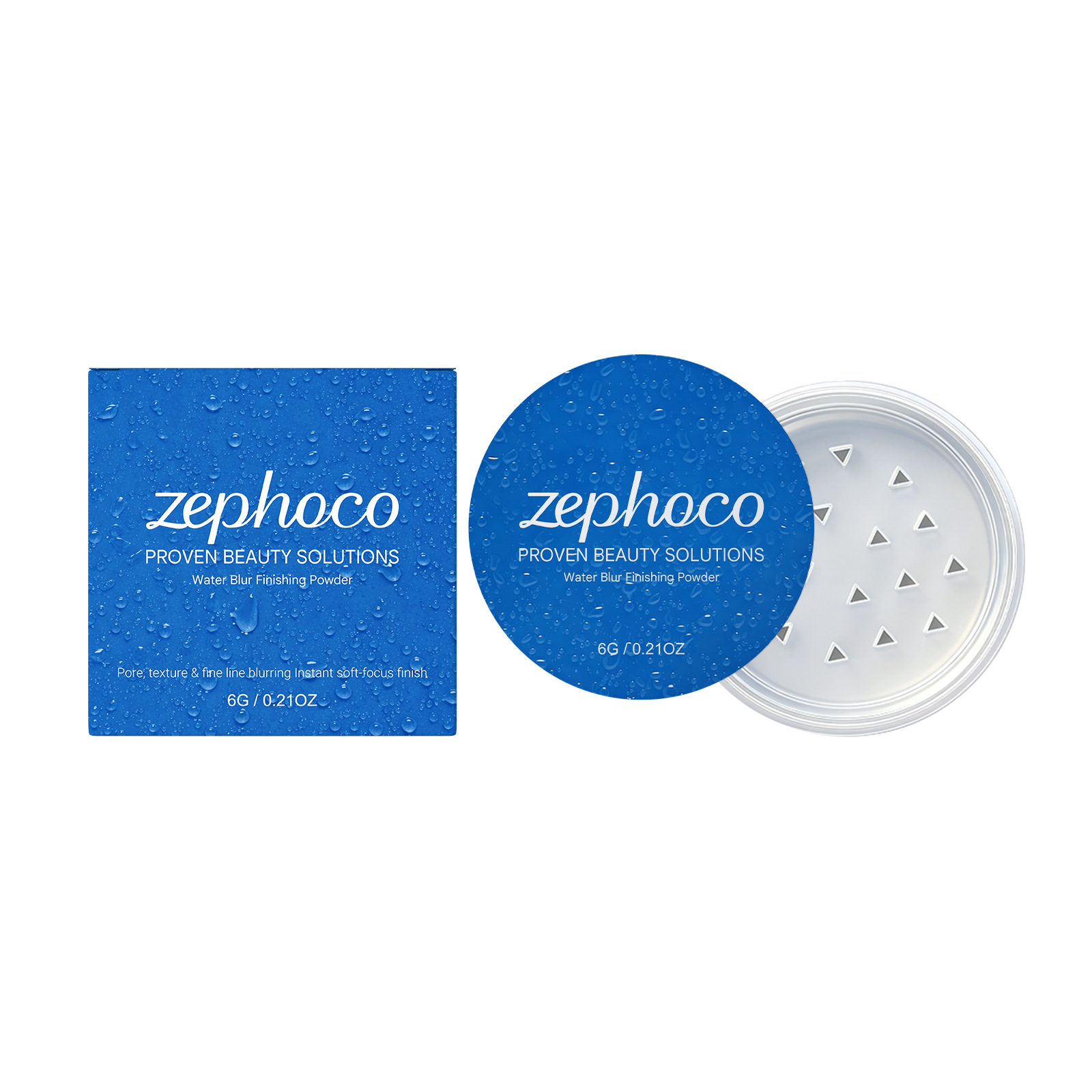 Soft Matte Setting Powder Lightweight Blurring Finishing Powder for Flawless Makeup Natural