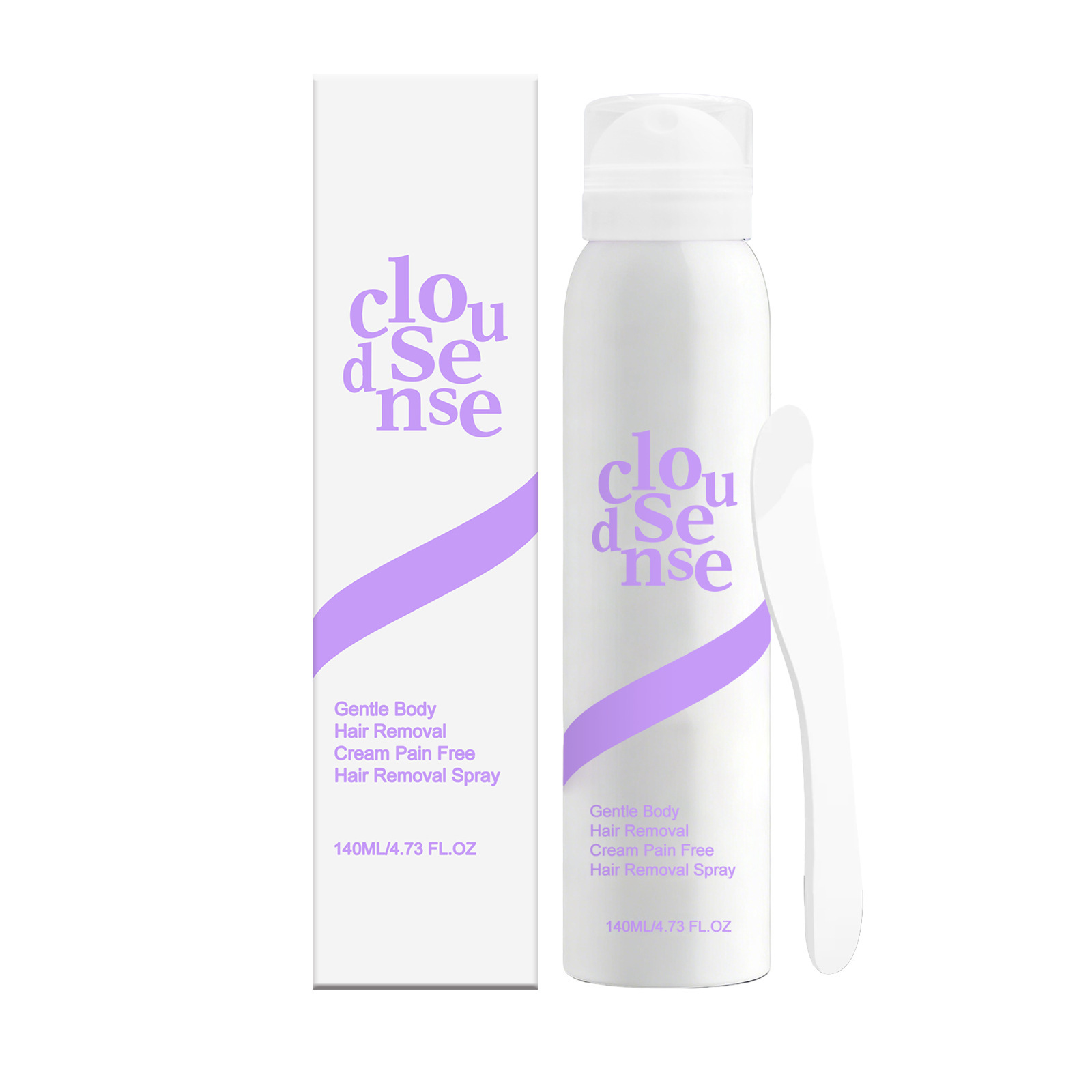 Hair Removal Spray Gentle Body Care Smooth Skin Portable Easy Use for Daily Home Care Natural