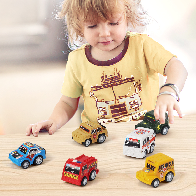 (Car)  Christmas Countdown Calendar Blind Box Surprise Demolition Toy Pull Back Inertial Car Toy Blind Box Fun Christmas Gifts