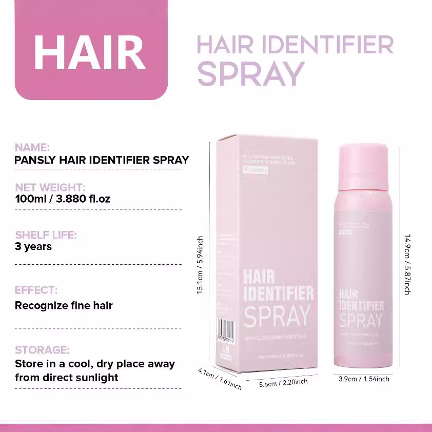 Hair Identifying Spray For Facial And Body Hair Cleansing Preparation Daily Grooming And Skin Care 100ml