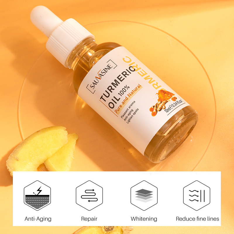 Turmeric Oil Facial Essence Moisturizing Nourishing For Dry Skin Daily Face Care 10ml