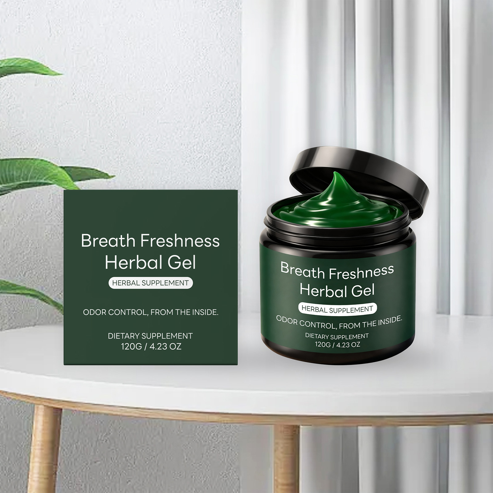 Joy Taste Mouth Cleansing Gel Herbal Plant Mild Clean Neutralize Oral Odor Substance Fresh Breath