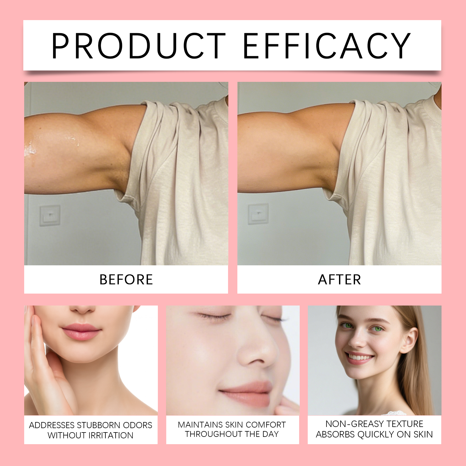 Rose Aloe Fragrance Stick Mild Skin Friendly Fresh Cozy Hydrate Skin Natural Fragrance Light Easy Carry Full Body Use