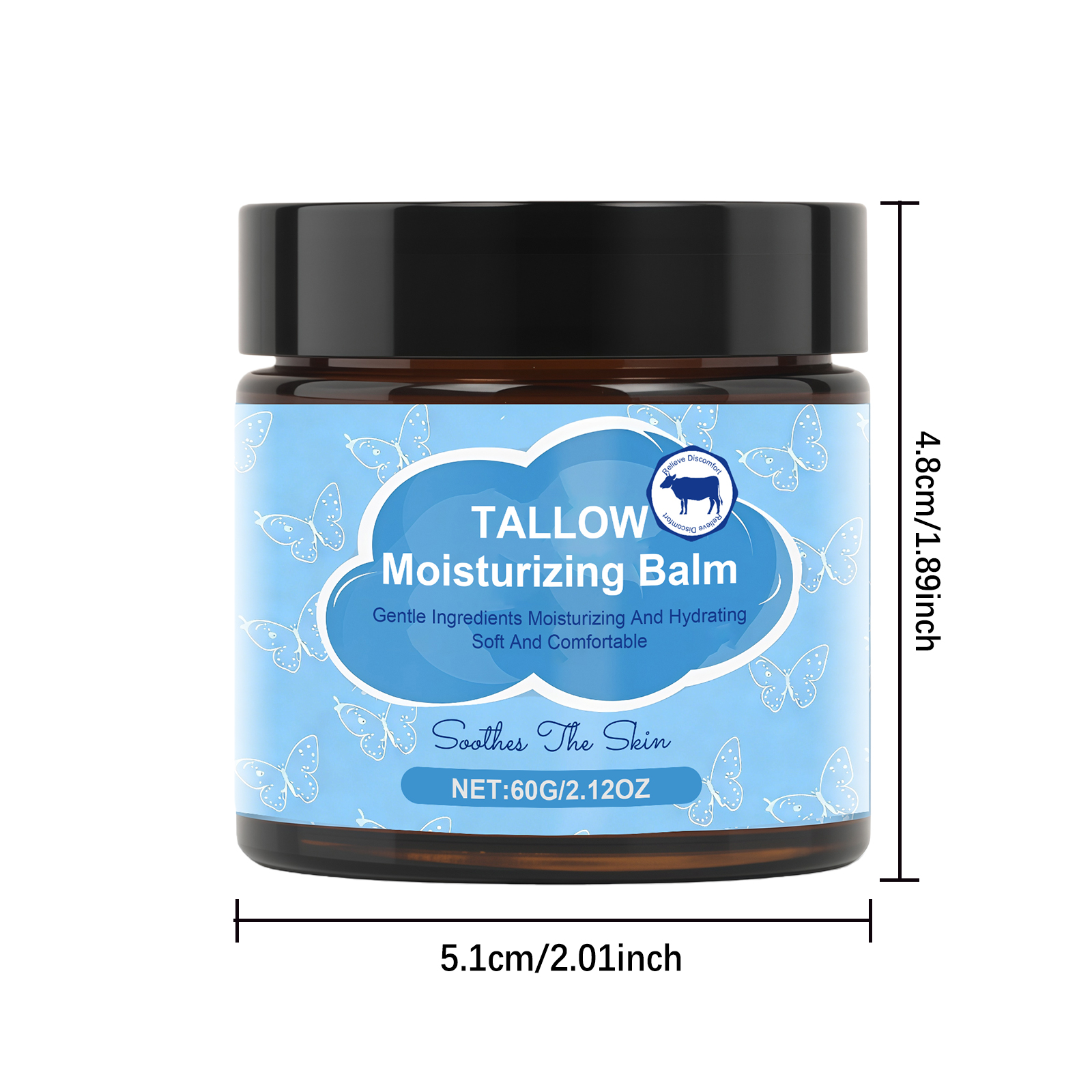 Butter Skin Balm Hydrating Moist Mild Formula For Face Body Daily Care Soft Smooth Skin