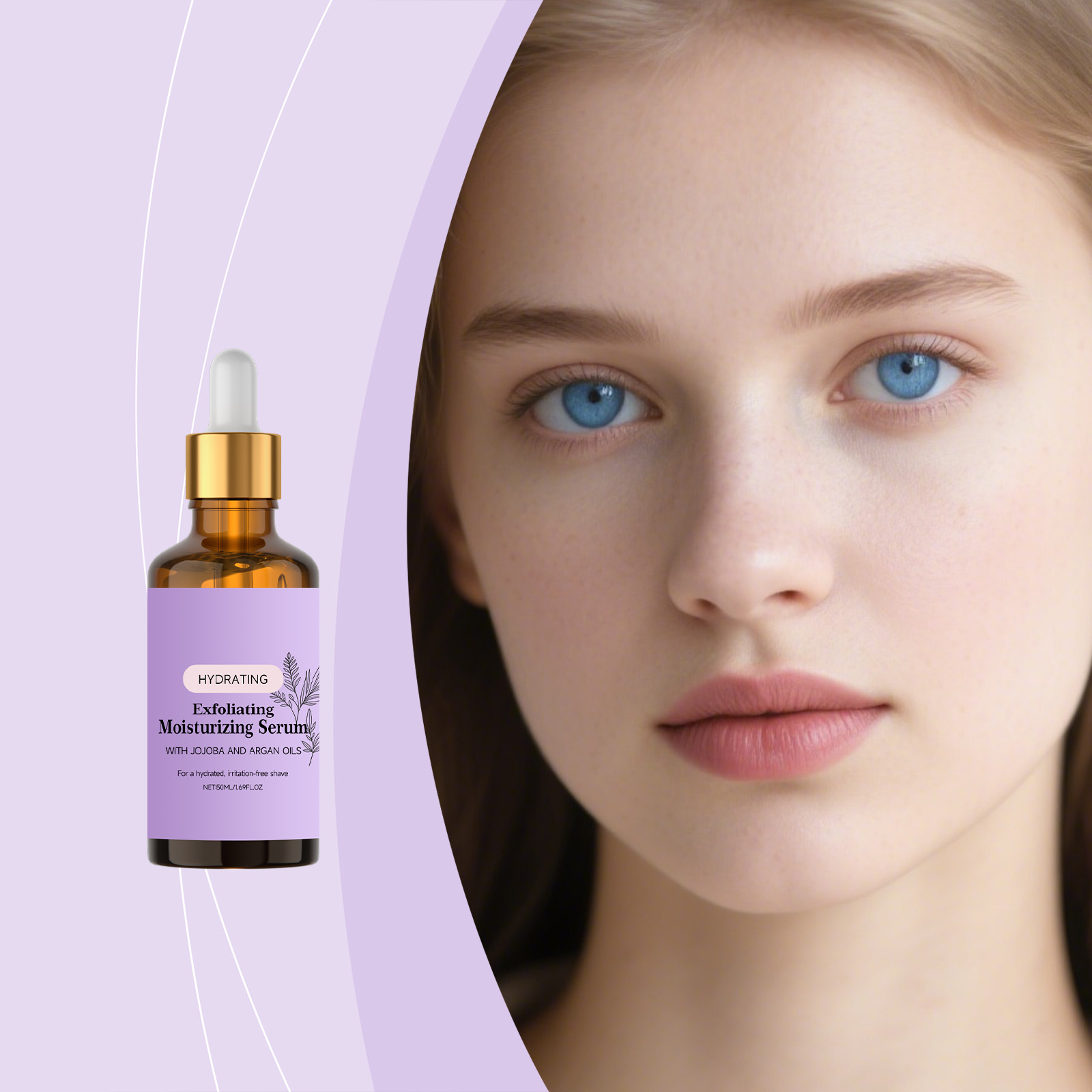 Moisturizing Essence Liquid Mild Nourishing Light Texture Quick Absorb Facial Skin Daily Hydrating Care