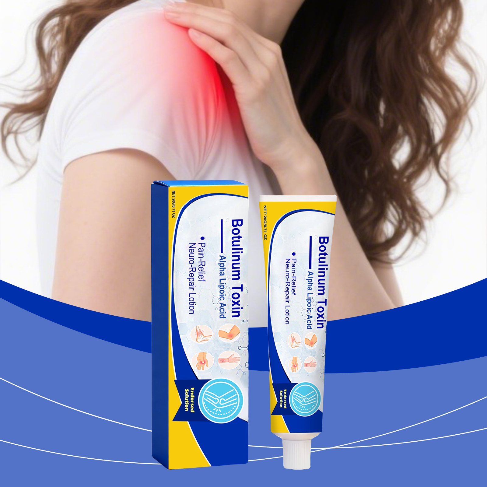 Body Care Lotion Light Weight Moist Mild For Joint Knee Daily Massage Smear Skin Care