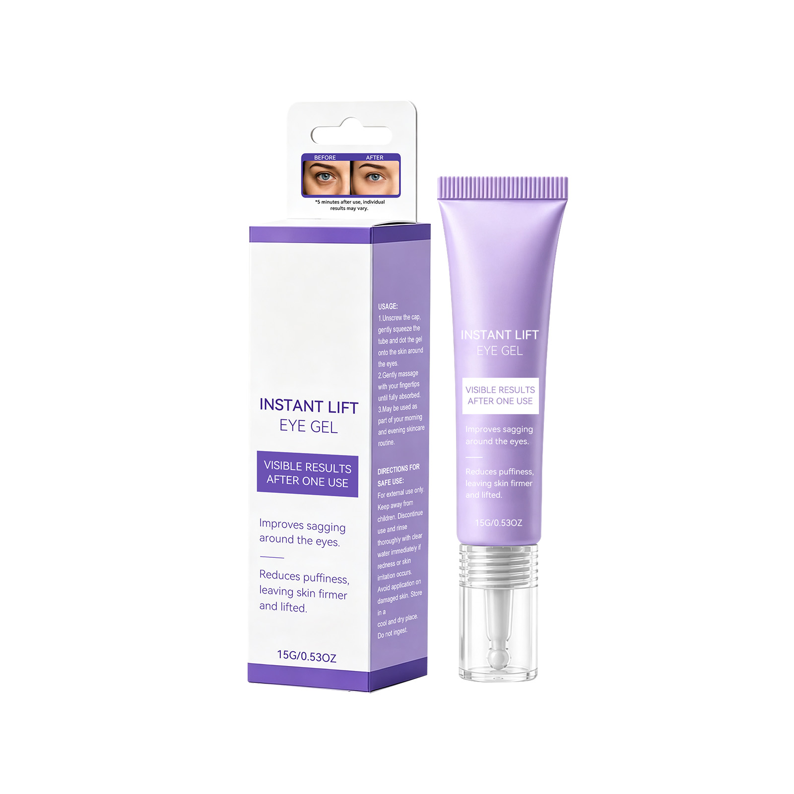 Eye Cream Soft Elastic Hydrating Texture Light Easy Absorb Mild Gentle Fit Various Skin Types