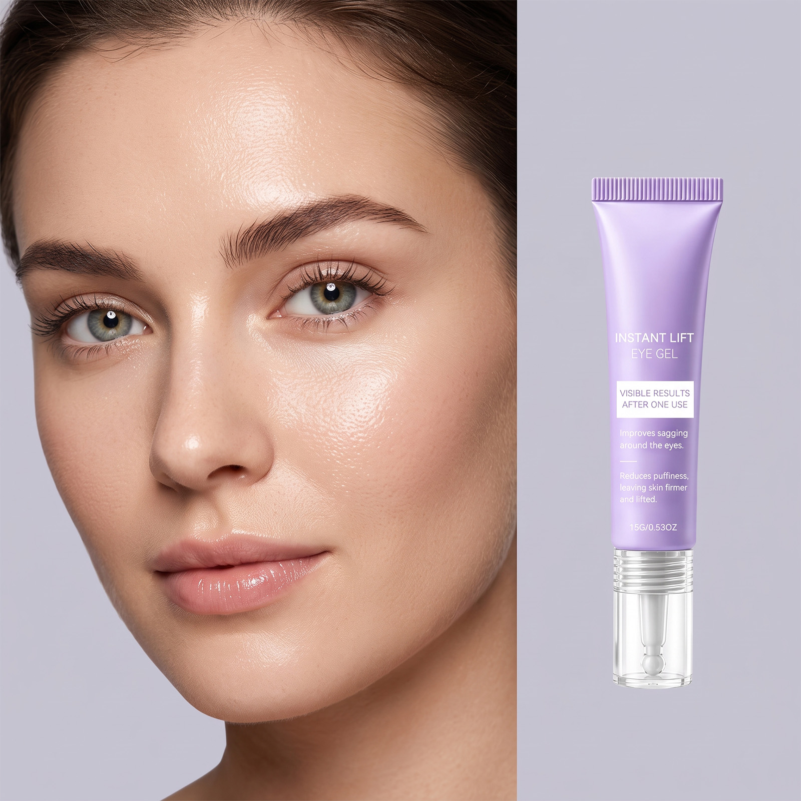 Eye Cream Soft Elastic Hydrating Texture Light Easy Absorb Mild Gentle Fit Various Skin Types