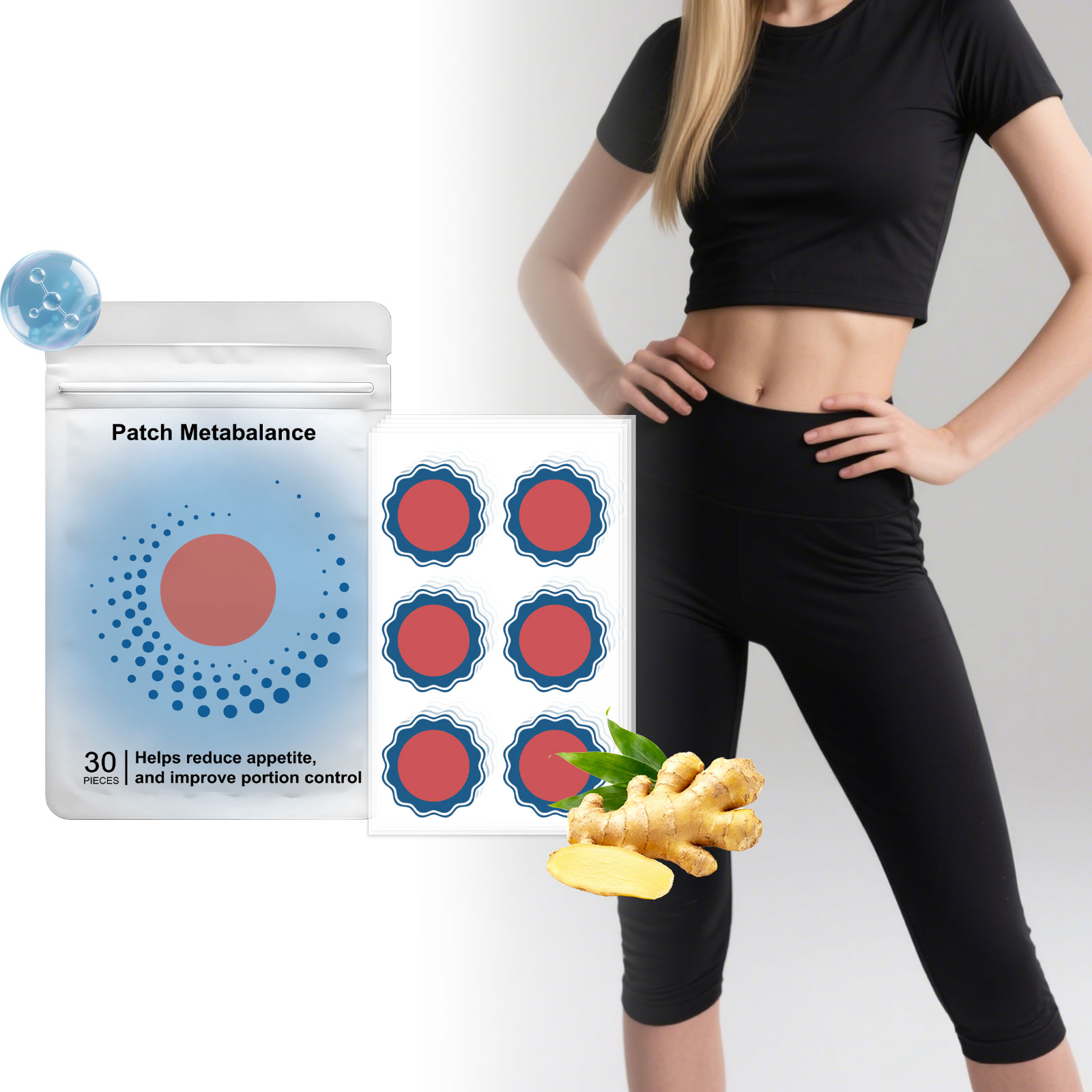 Body Light Care Patch Comfort Fit Skin Refreshing Breathable Lazy Portable Gentle Care Slice