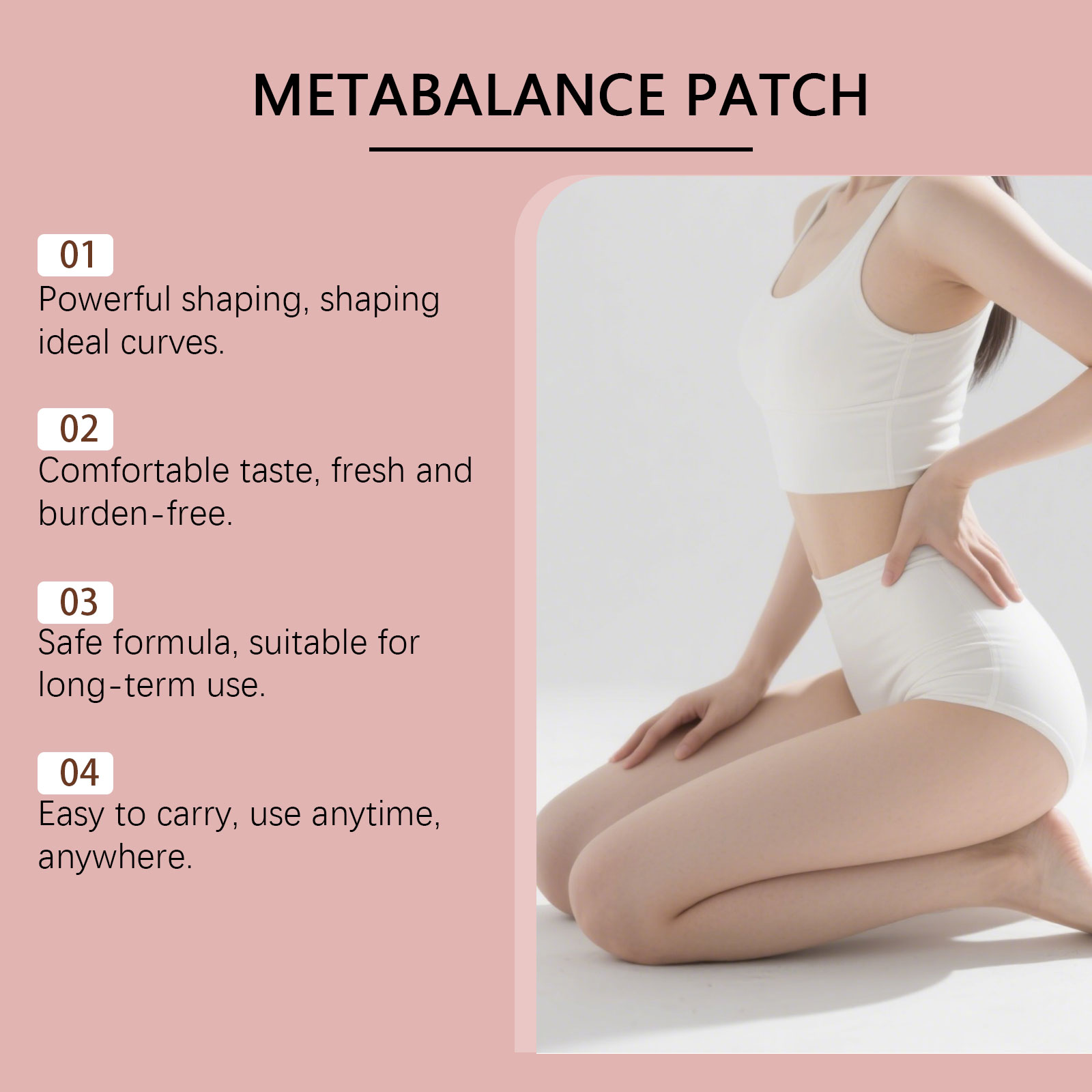 Body Light Care Patch Comfort Fit Skin Refreshing Breathable Lazy Portable Gentle Care Slice