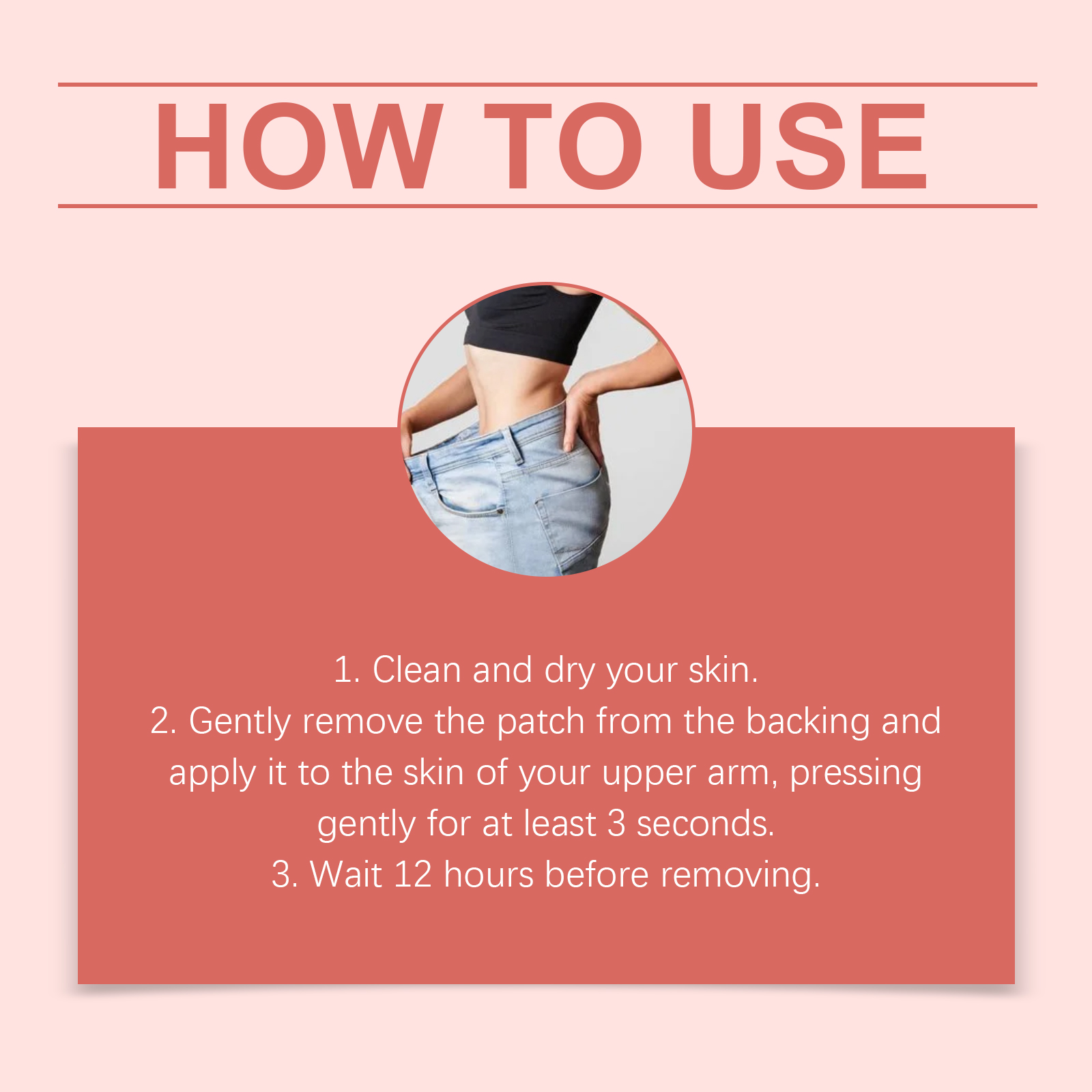 Body Care Patch For Figure Management Light Posture Gentle Care Show Body Curves