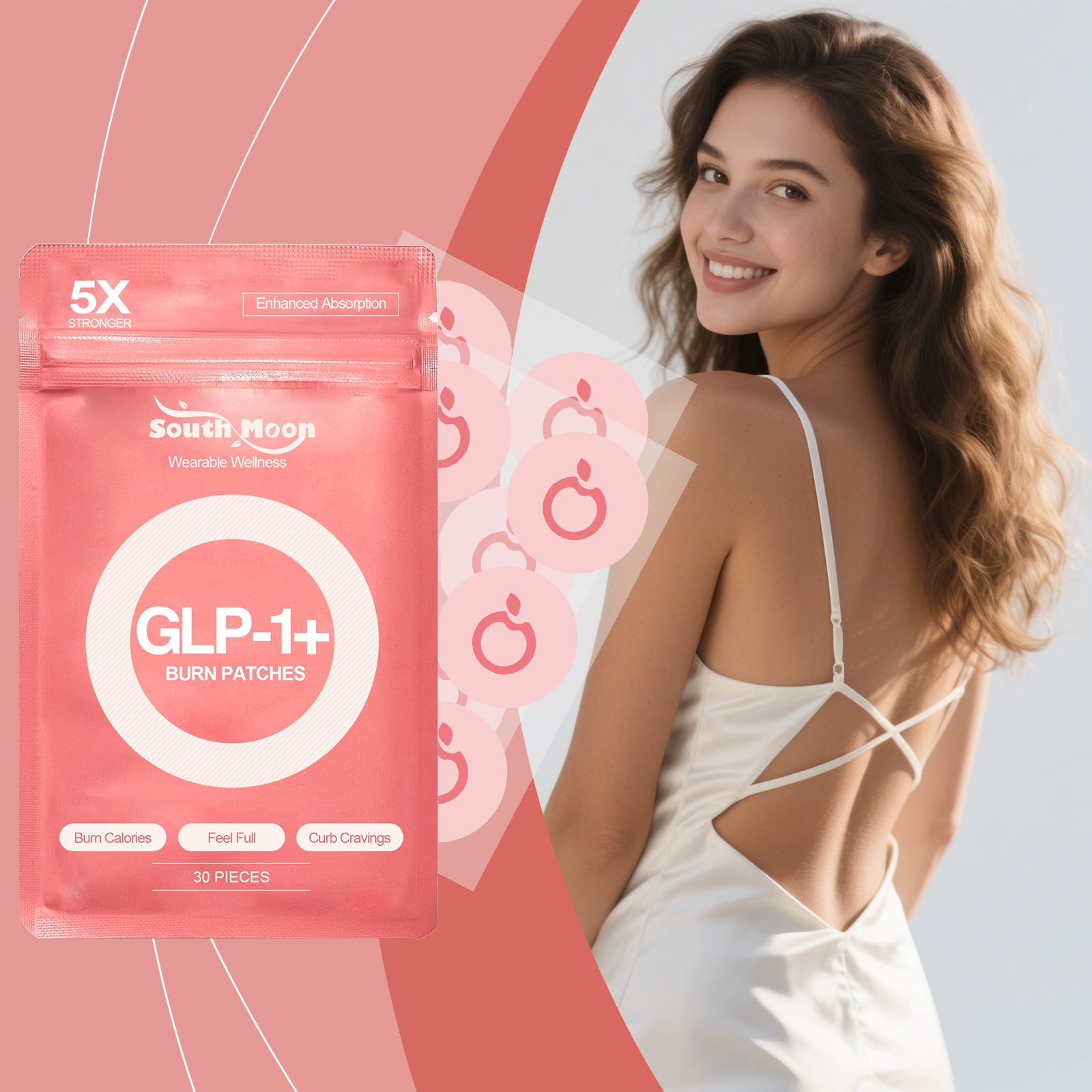 Body Care Patch For Figure Management Light Posture Gentle Care Show Body Curves