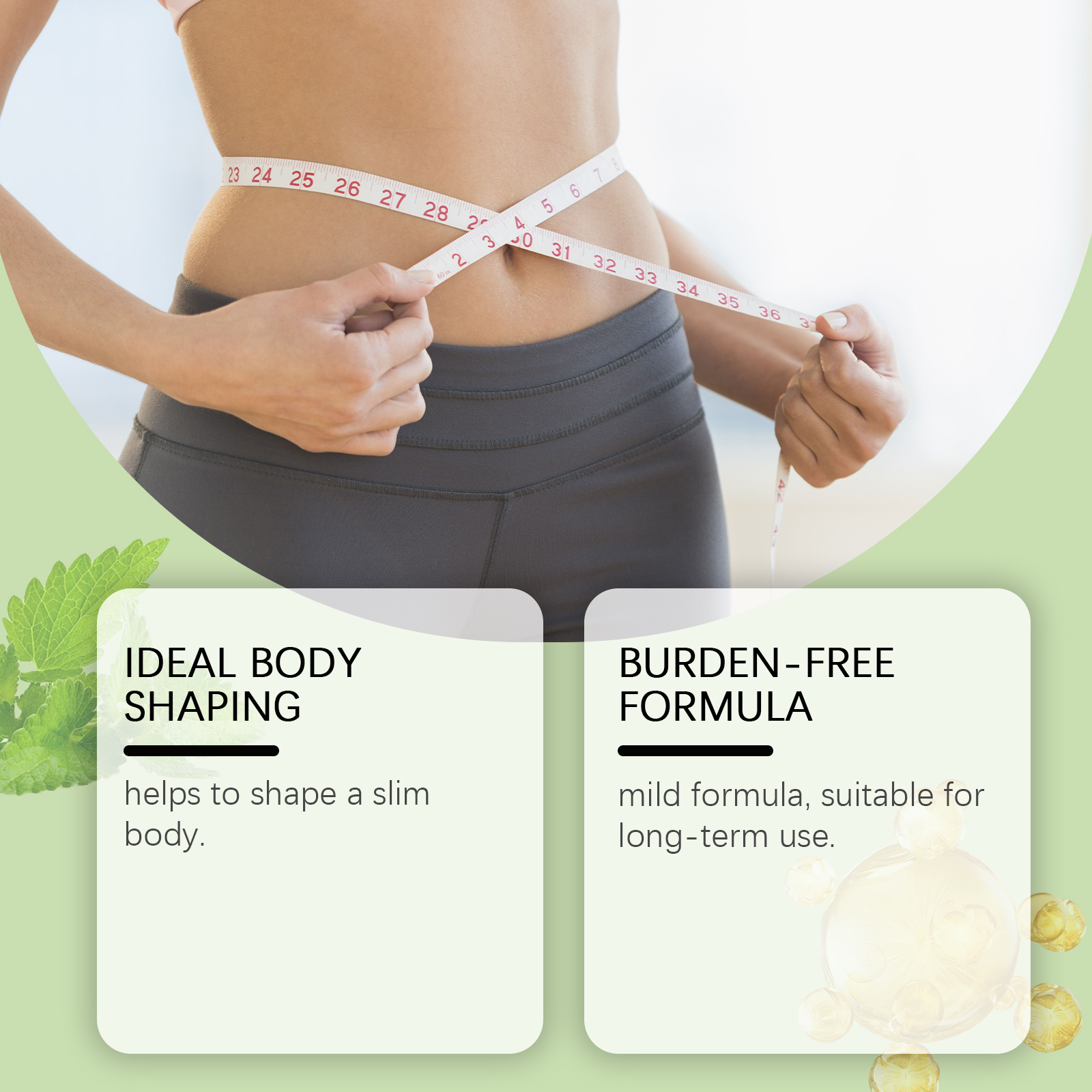 Herbal Body Care Drops Manage Figure Gently Nurture Body Dietary Supplement