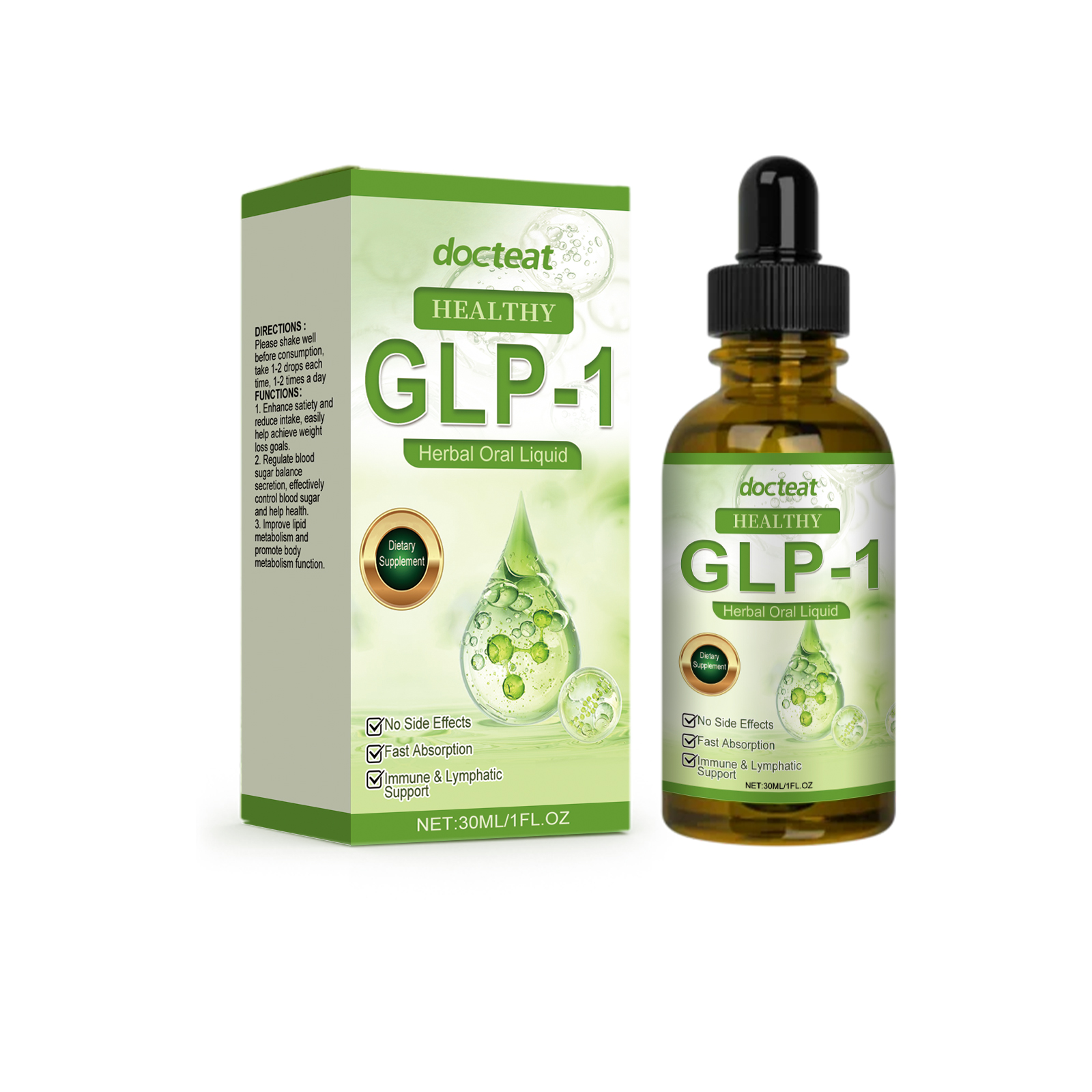 Herbal Body Care Drops Manage Figure Gently Nurture Body Dietary Supplement