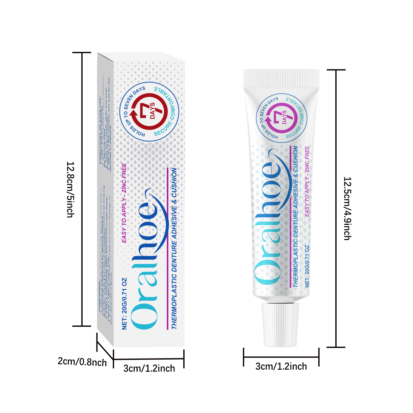 Denture Adhesive Thermoplastic Material To Secure Dentures And Boost Daily Wearing Comfort Feeling