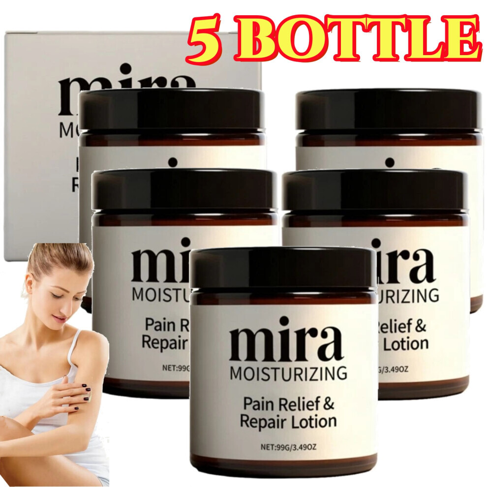 5x Mira Pain Relief Lotion,Mira Moisturizing Cream Skin Repair Cream for All Skin Types