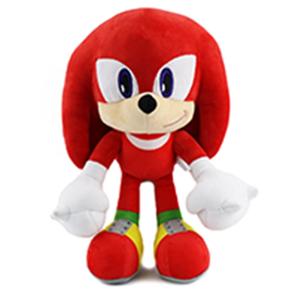 (Knuckles the Echidna A) Sonic The Hedgehog Shadow Super Sonic Plush Doll Toy Kids Christmas Gifts