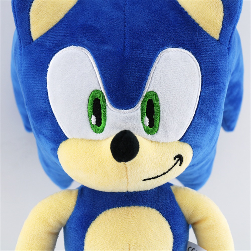 (Knuckles the Echidna A) Sonic The Hedgehog Shadow Super Sonic Plush Doll Toy Kids Christmas Gifts