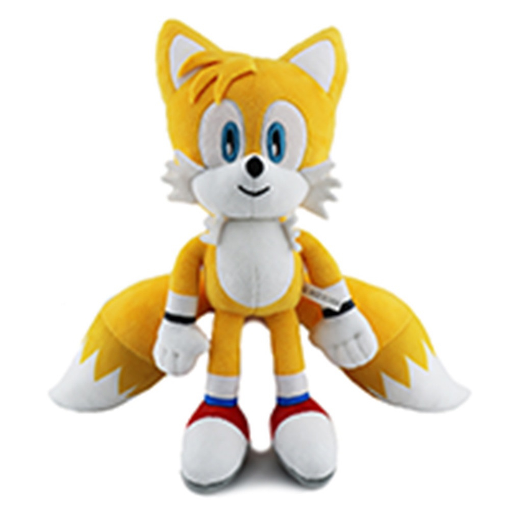 (Knuckles the Echidna A) Sonic The Hedgehog Shadow Super Sonic Plush Doll Toy Kids Christmas Gifts