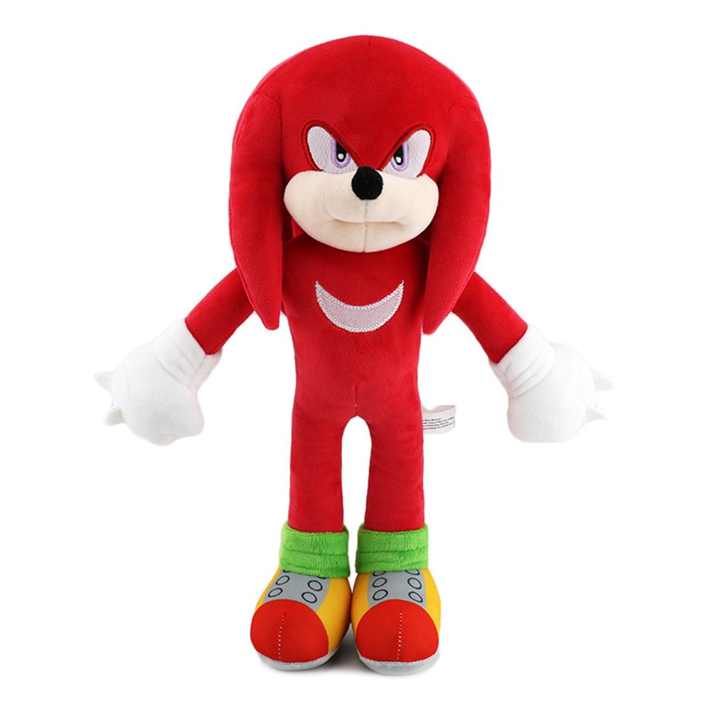 (Knuckles the Echidna A) Sonic The Hedgehog Shadow Super Sonic Plush Doll Toy Kids Christmas Gifts