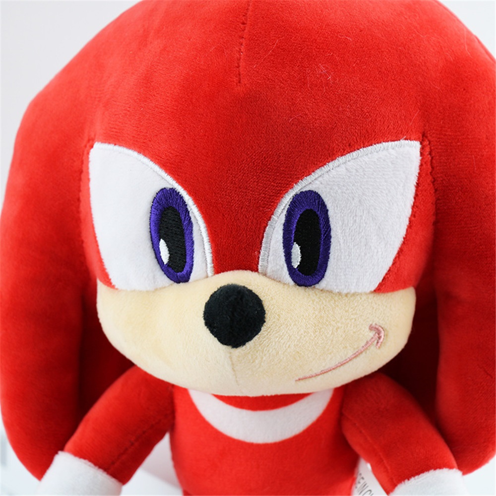 (Knuckles the Echidna A) Sonic The Hedgehog Shadow Super Sonic Plush Doll Toy Kids Christmas Gifts
