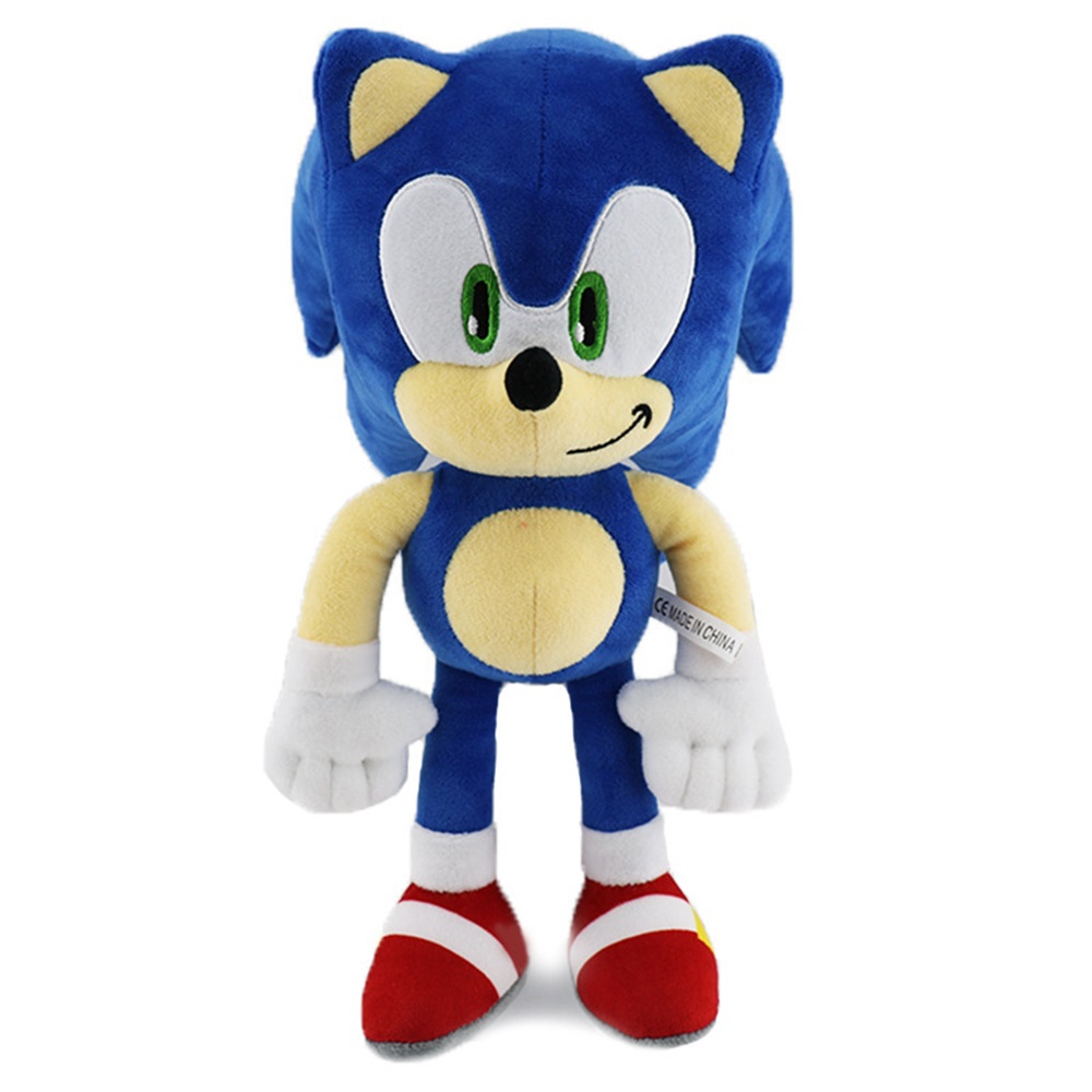 (Knuckles the Echidna A) Sonic The Hedgehog Shadow Super Sonic Plush Doll Toy Kids Christmas Gifts