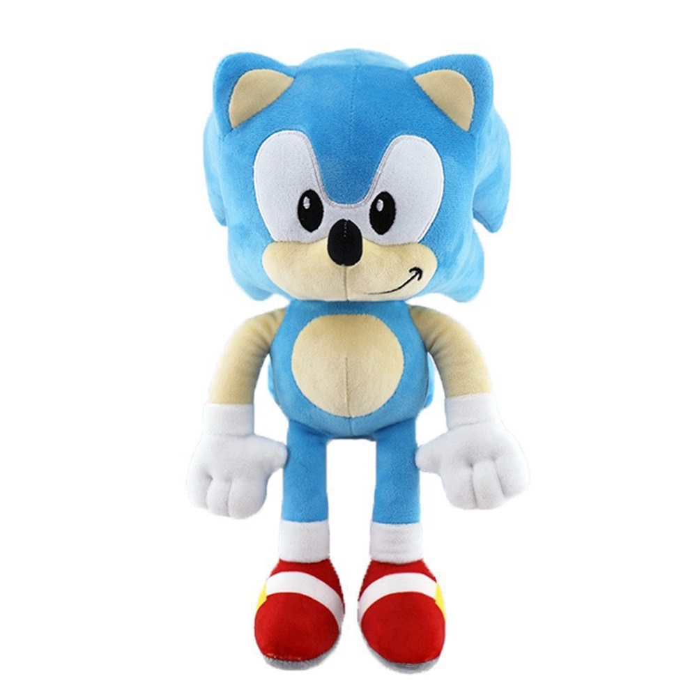 (Knuckles the Echidna A) Sonic The Hedgehog Shadow Super Sonic Plush Doll Toy Kids Christmas Gifts