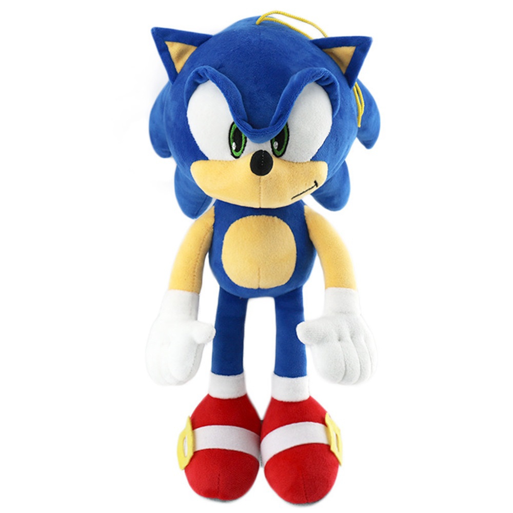 (Knuckles the Echidna A) Sonic The Hedgehog Shadow Super Sonic Plush Doll Toy Kids Christmas Gifts