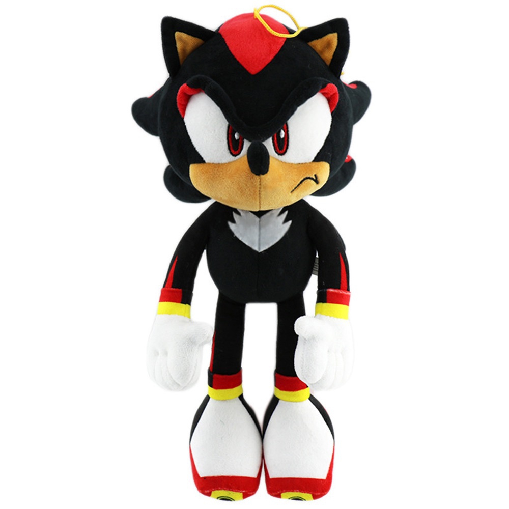 (Knuckles the Echidna A) Sonic The Hedgehog Shadow Super Sonic Plush Doll Toy Kids Christmas Gifts
