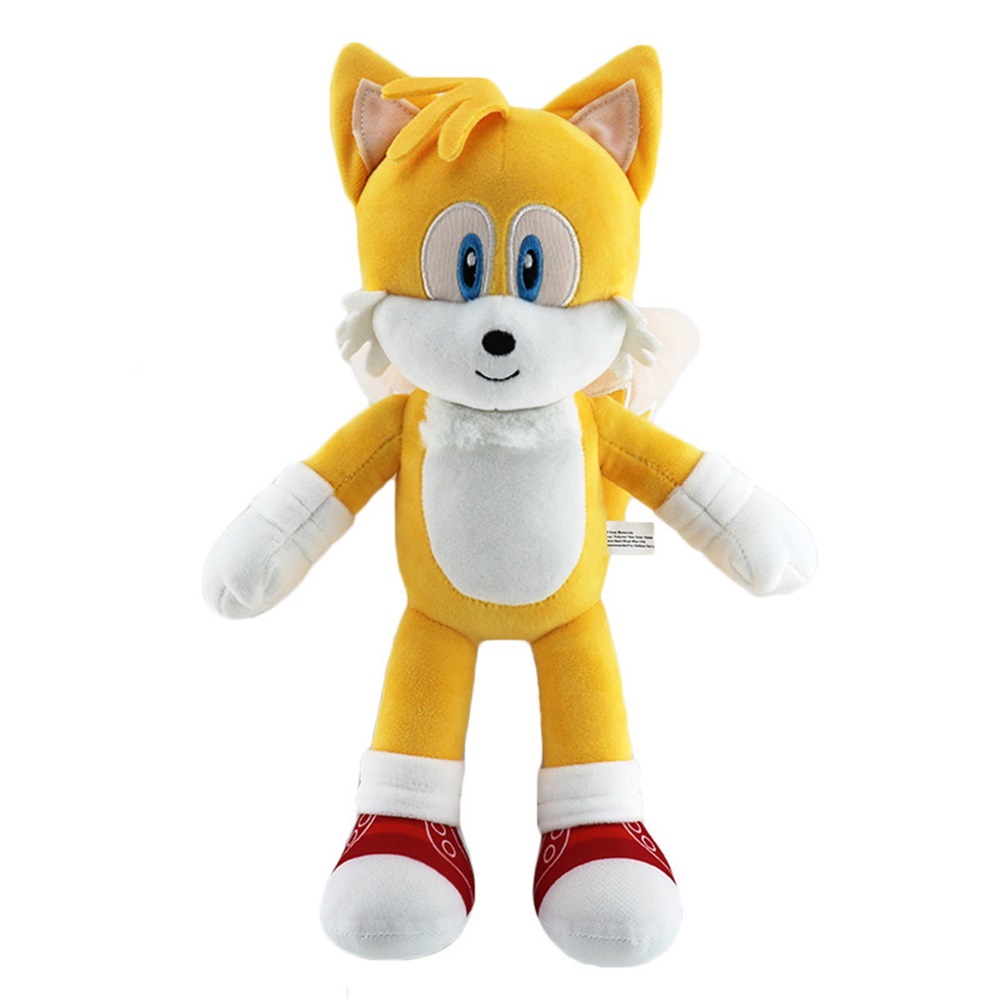 (Knuckles the Echidna A) Sonic The Hedgehog Shadow Super Sonic Plush Doll Toy Kids Christmas Gifts