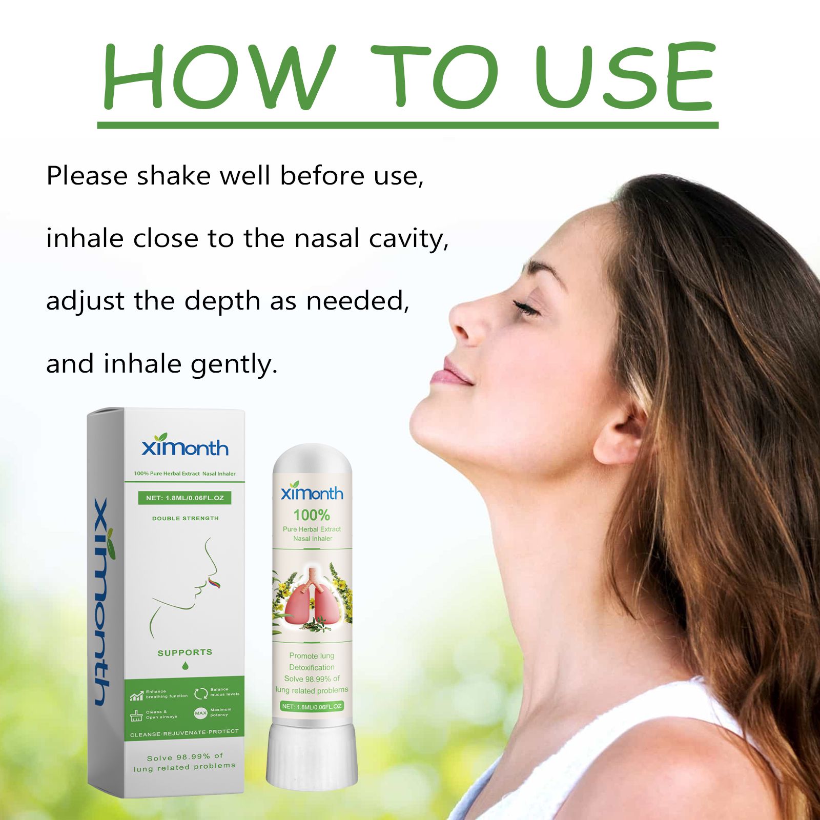 Nasal Inhaler For Body Care Soothing Nasal Comfort And Daily Wellness Support