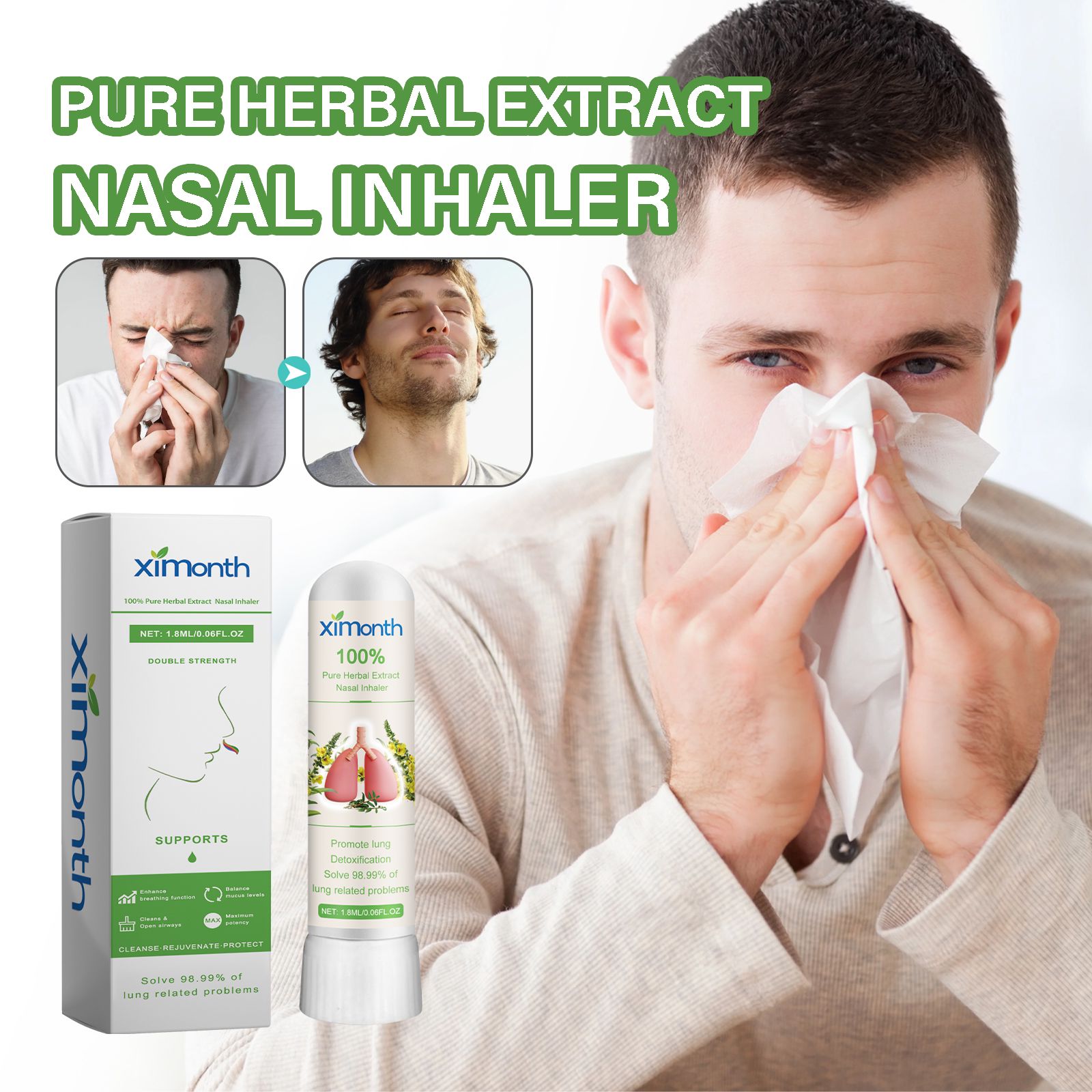 Nasal Inhaler For Body Care Soothing Nasal Comfort And Daily Wellness Support