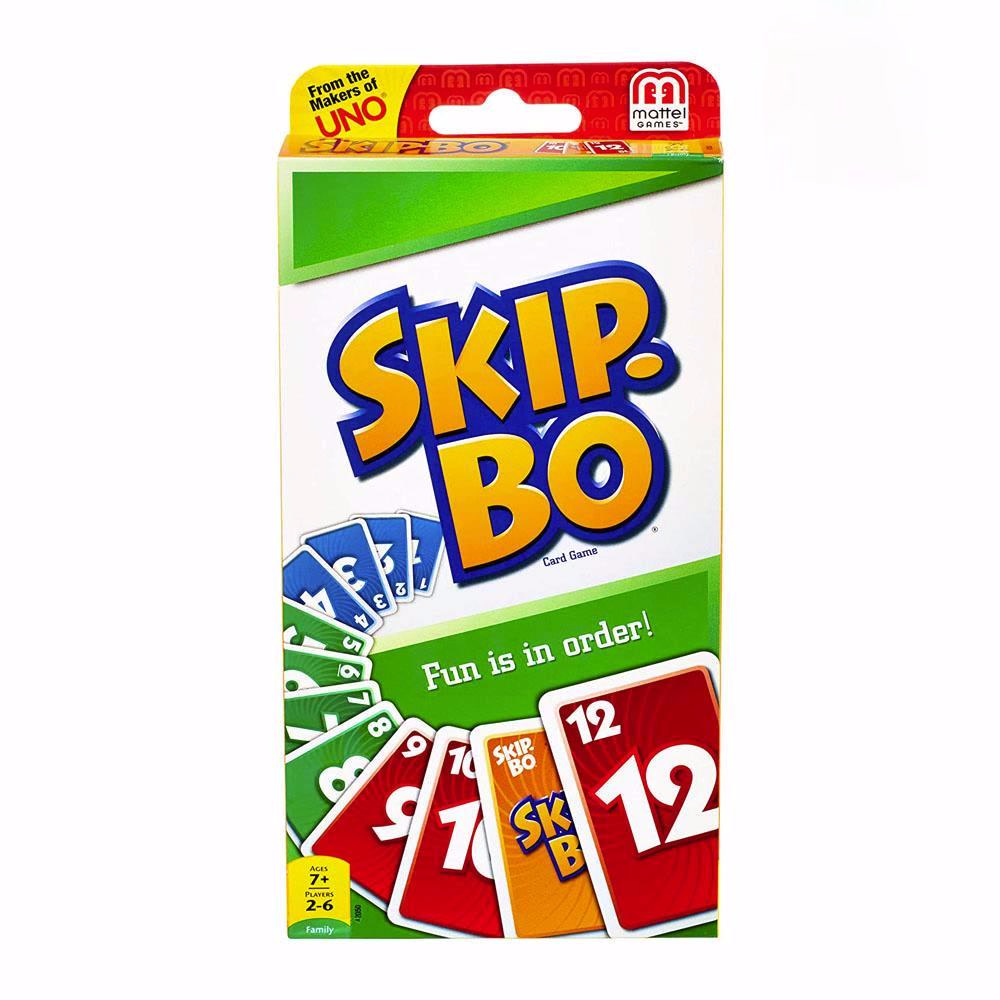 UNO SKIP BO Card Game Multiplayer Card Game Family Party Games Toys Blink Card Game Family Funny Entertainment Board Game Poker Playing Card Kids Toys