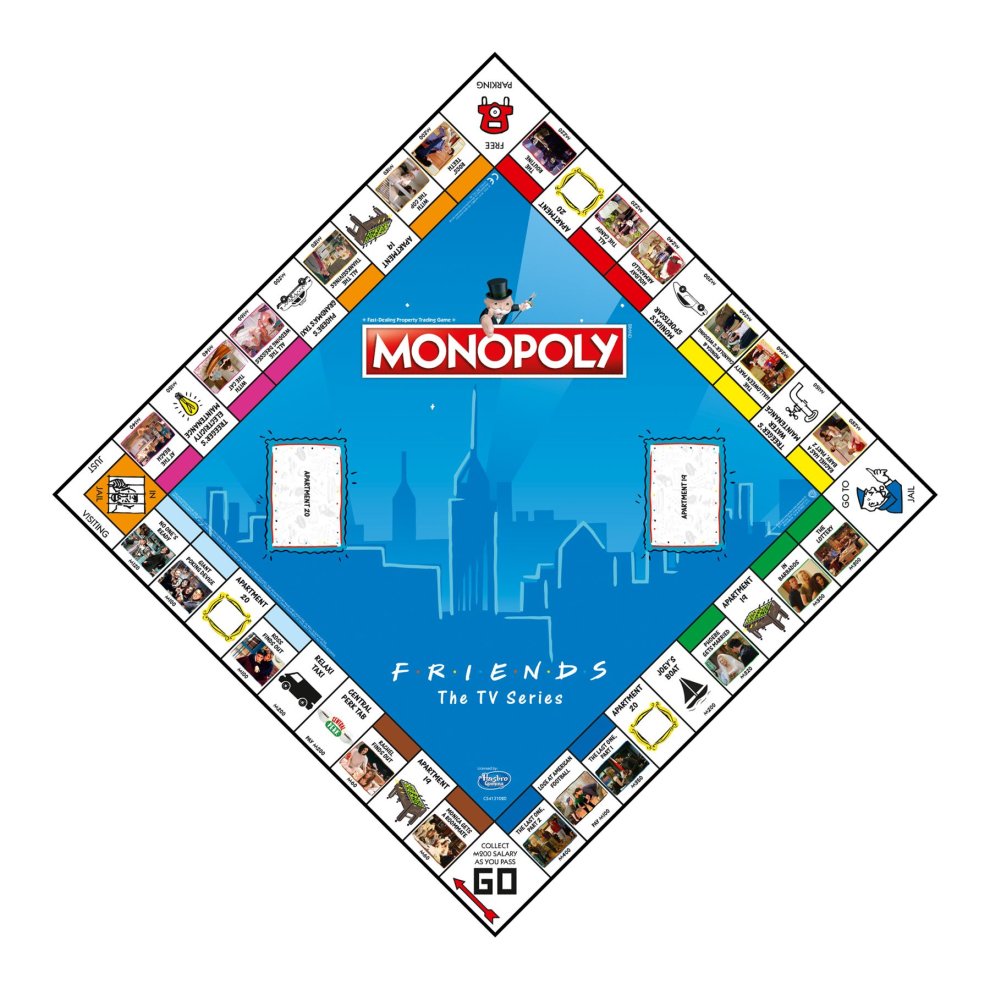 Monopoly Friends the TV Series Edition Board Game Card Games Family Party Game Winning Moves Fun Trading Game New Sealed Christmas Gift
