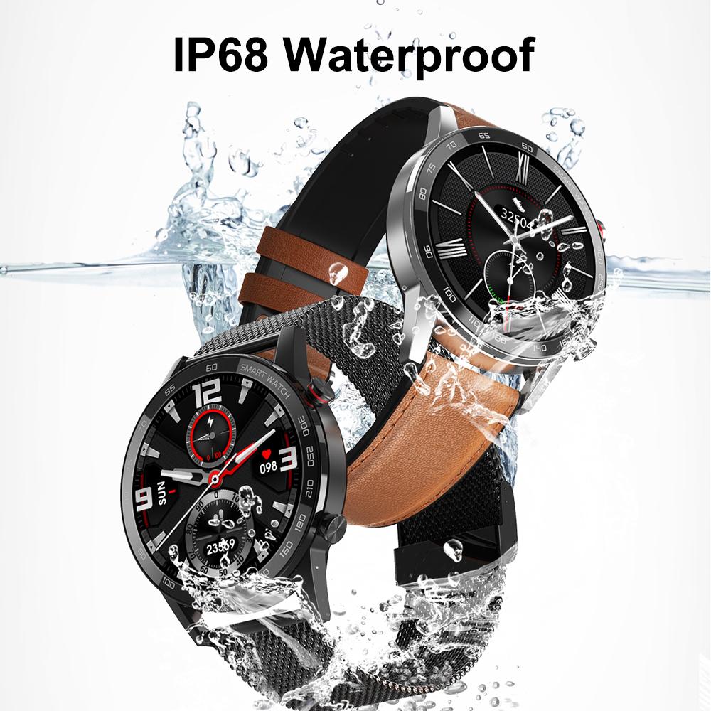 Mens Smart Watch bluetooth ECG Heart Rate Fitness Tracker For IOS Android