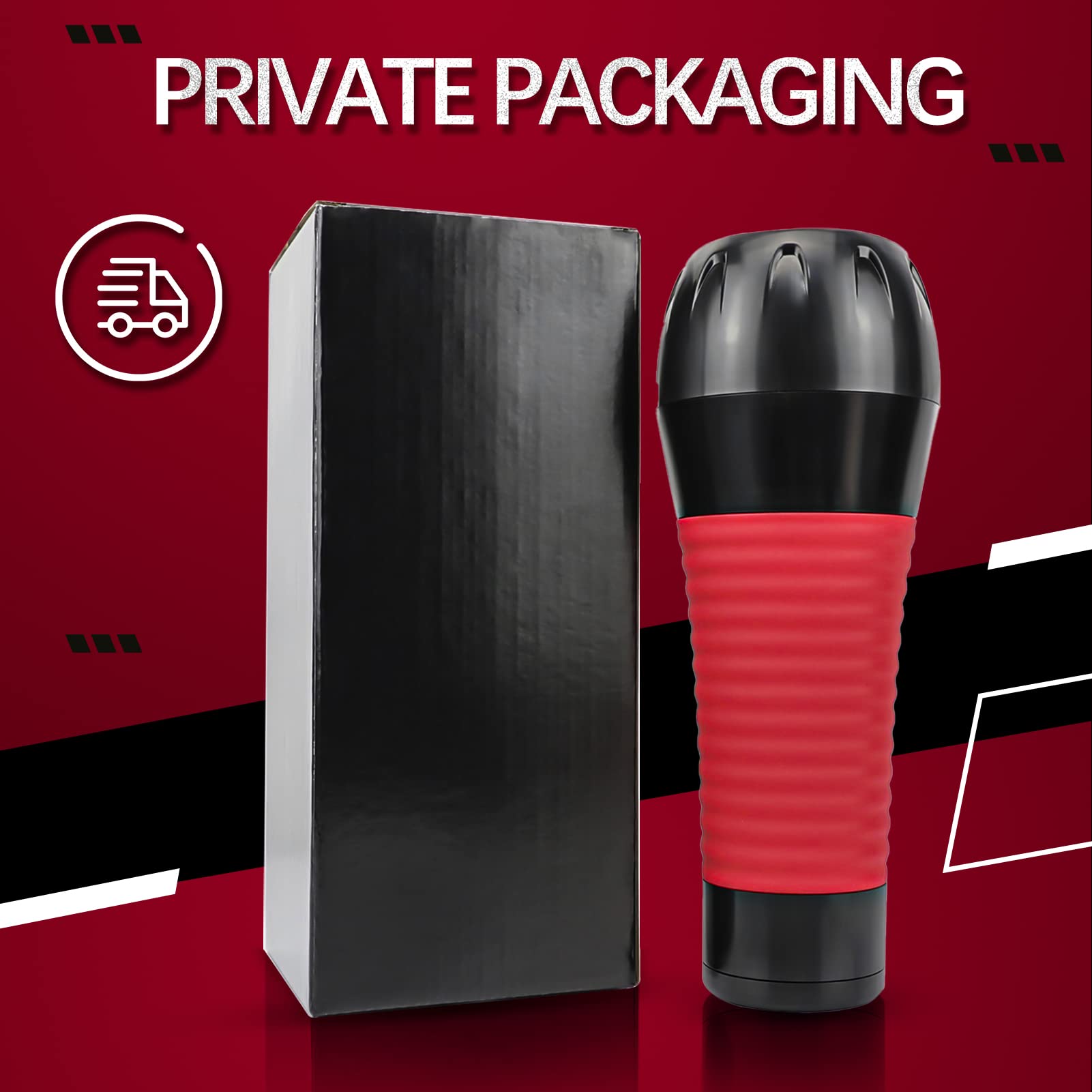 Men Masturbator Cup Electric Sex Toys Male Masturabating Toys Adult Oral Pocket Pussy Vibrator Toys with 10 Vibrating Modes Penis Stimulation