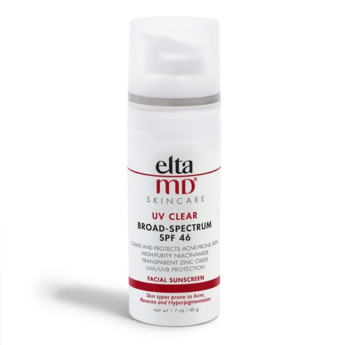 EltaMD UV Clear Facial Sunscreen Broad-Spectrum SPF 46. 1.7 oz / 48g
