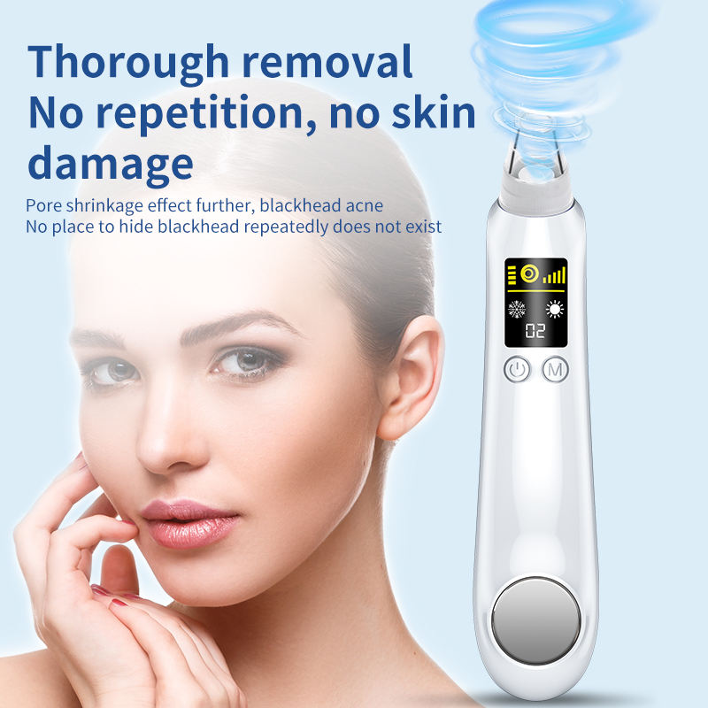 Blackhead Remover Wifi Blackhead Strip Suction Removal Tool Hot And Cold Pimple Pore Cleaner  Vacuum Cleansing Instrument