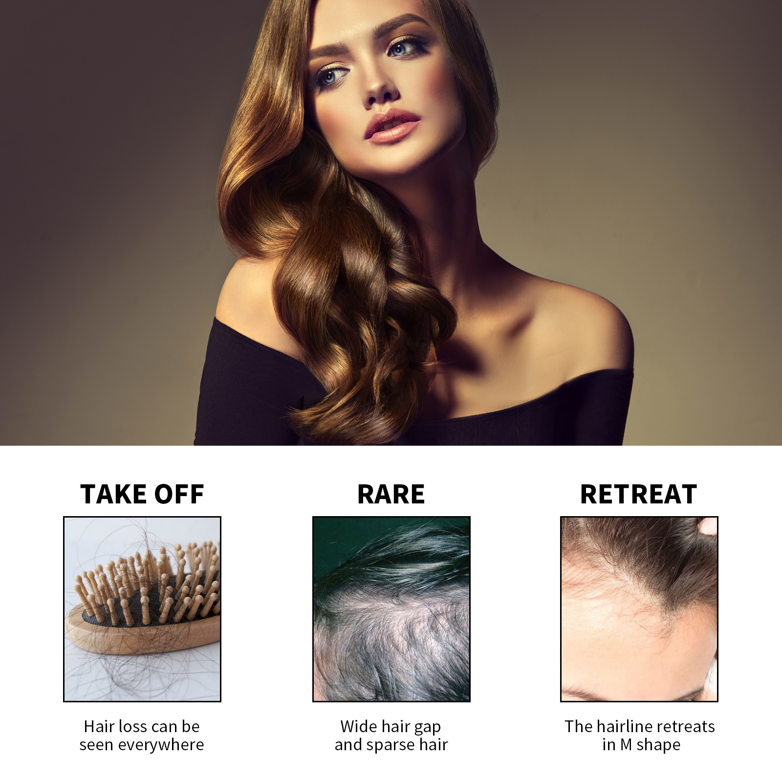 Hair Nourishing Treatment Strengthening Serum  Anti Hair Loss Essence Scalp Care Hair Treatment Oil for All Hair Types 60ml