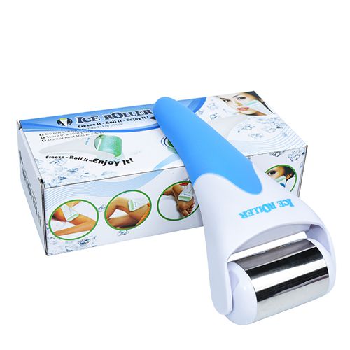 (Blue) Face Roller Cool Ice Roller Massager Skin Lifting Tool Face Lift Massage Women Skin Care Tools