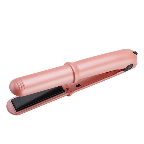 Portable Cordless USB Hair Straighteners Travel Mini USB Rechargeable Wireless Flat Iron Pink