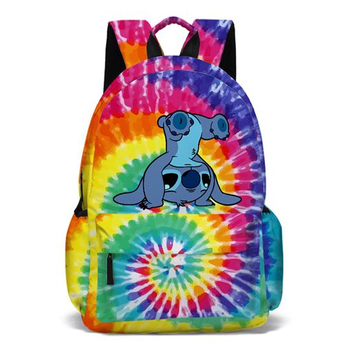 (Backpack) Disney Backpack Stitch School Bags for Girls for Boys Girls Teenagers Lunch Travel Rucksack