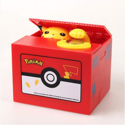 Electronic Pokemon-style Pikachu Money Box With Music