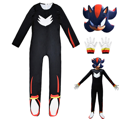 Sonic The Hedgehog Costume Jumpsuit Popular Cos Costumes Bodysuit Restore Characters Childrens Day Party Campus Stage Carnival Party Performance
