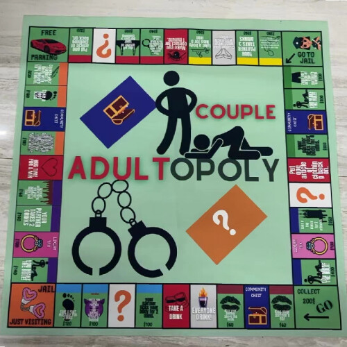 Opoly Couple Adult Board Game Date Night Ideas Conversation Intimacy Deck Cards