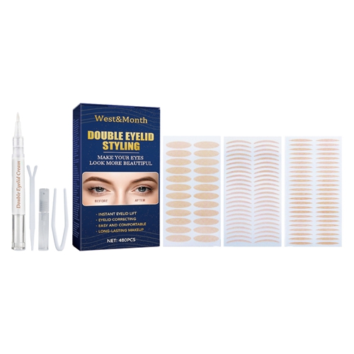 Double Eyelid Tape Self Adhesive Sticker Invisible Lace Mesh Eyelid Paste Natural Strips Olive-Shaped Eye Lift Lasting Waterproof Makeup Tools Different Sizes