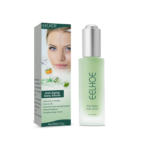 EELHOE Anti Wrinkle Serum Firming Face Serum Anti Aging Anti Dark Circles Removal Forehead Lines Face Care Frown Lines Repair Facial Essence 30ml
