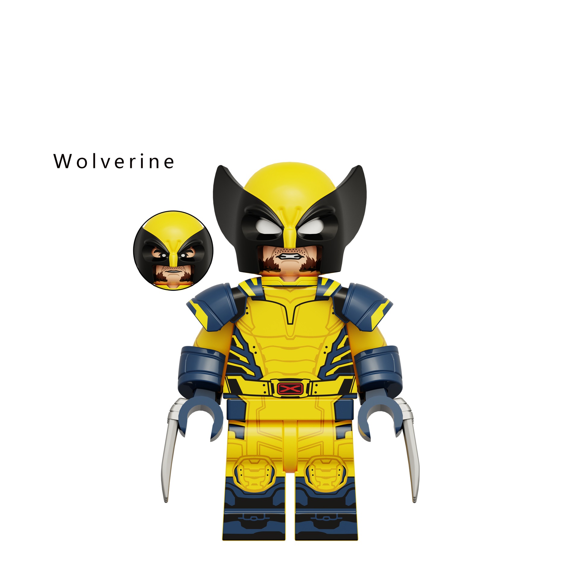 (Style A) Super Hero Wolverine Deadpool Mini Figures Building Blocks Marvel Cinematic Universe Collectible Series Toys Gifts for Kids
