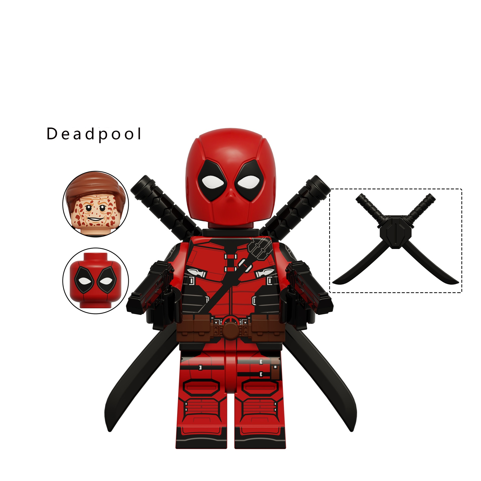 (Style A) Super Hero Wolverine Deadpool Mini Figures Building Blocks Marvel Cinematic Universe Collectible Series Toys Gifts for Kids
